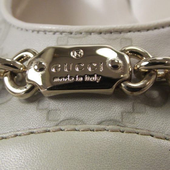 Gucci Guccissima Heels Ivory 37.5 9 of 9