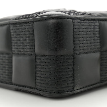 Louis Vuitton Lambskin Damier Quilt Troca MM Black 9 of 10