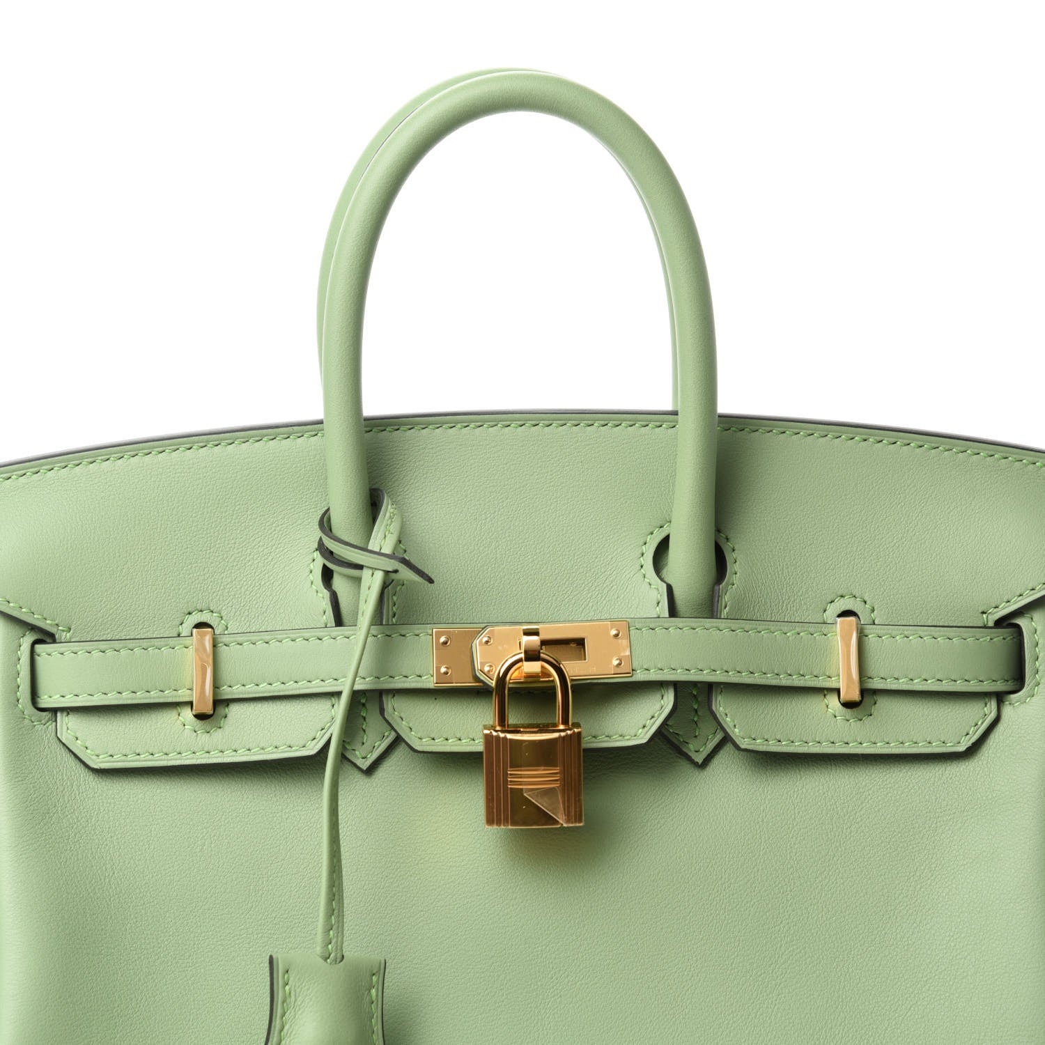 Hermes Swift Birkin 25 Vert Criquet 10 of 11