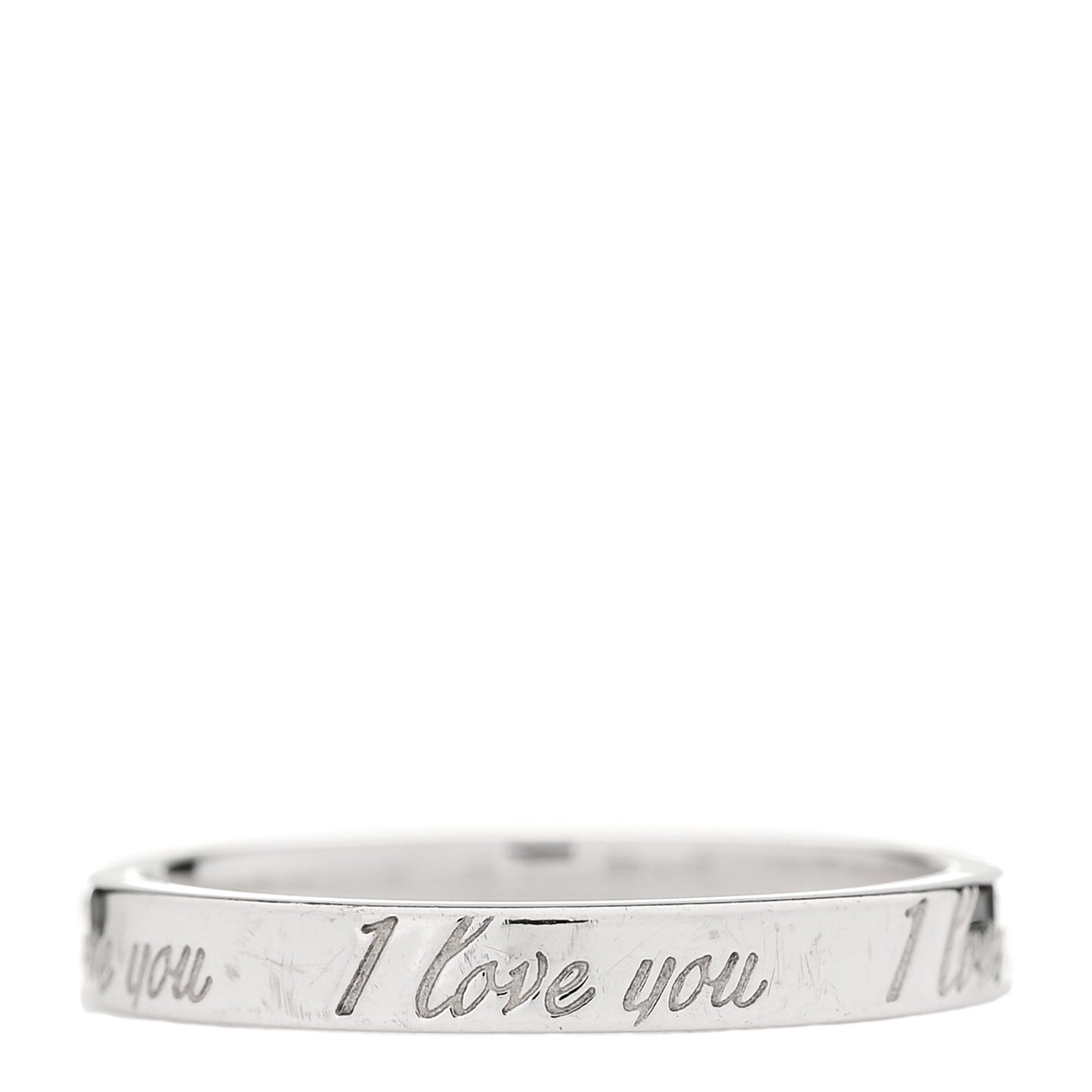 Sterling Silver Narrow Notes Ring 56 7.5