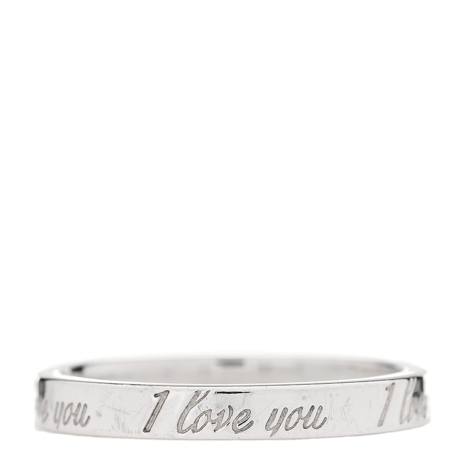 Tiffany Sterling Silver Narrow Notes Ring 56 7.5 3 of 4