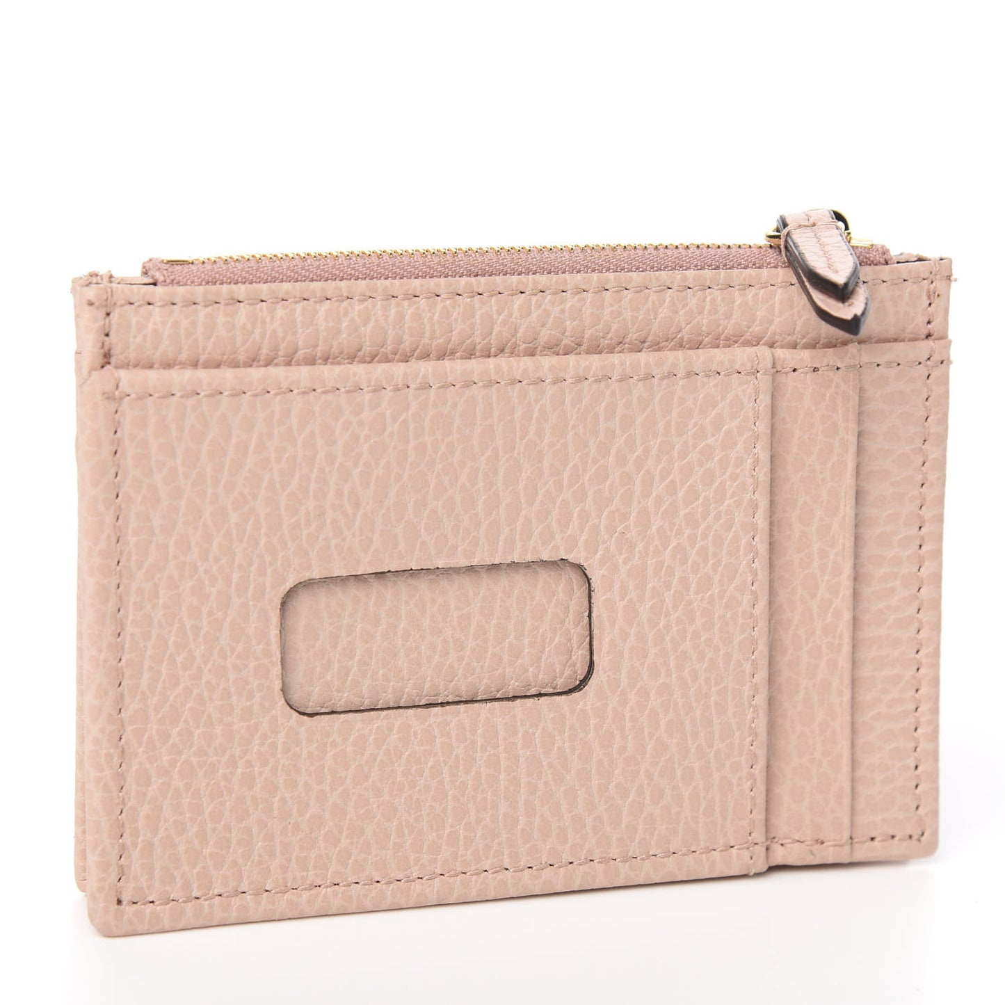 Dollar Calfskin GG Marmont Coin Case Card Holder Perfect Pink