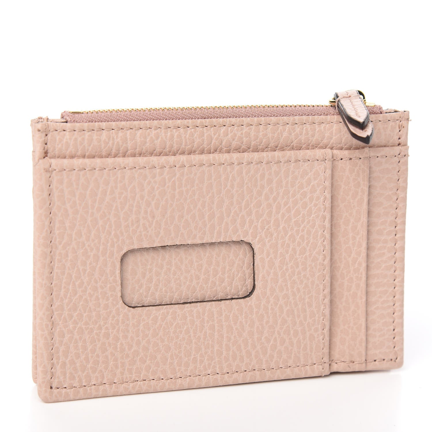 Gucci Dollar Calfskin GG Marmont Coin Case Card Holder Perfect Pink 2 of 7