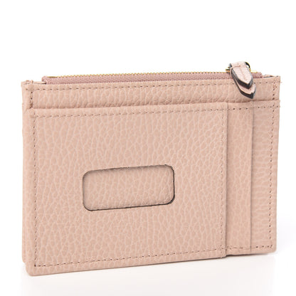 Gucci Dollar Calfskin GG Marmont Coin Case Card Holder Perfect Pink 2 of 7