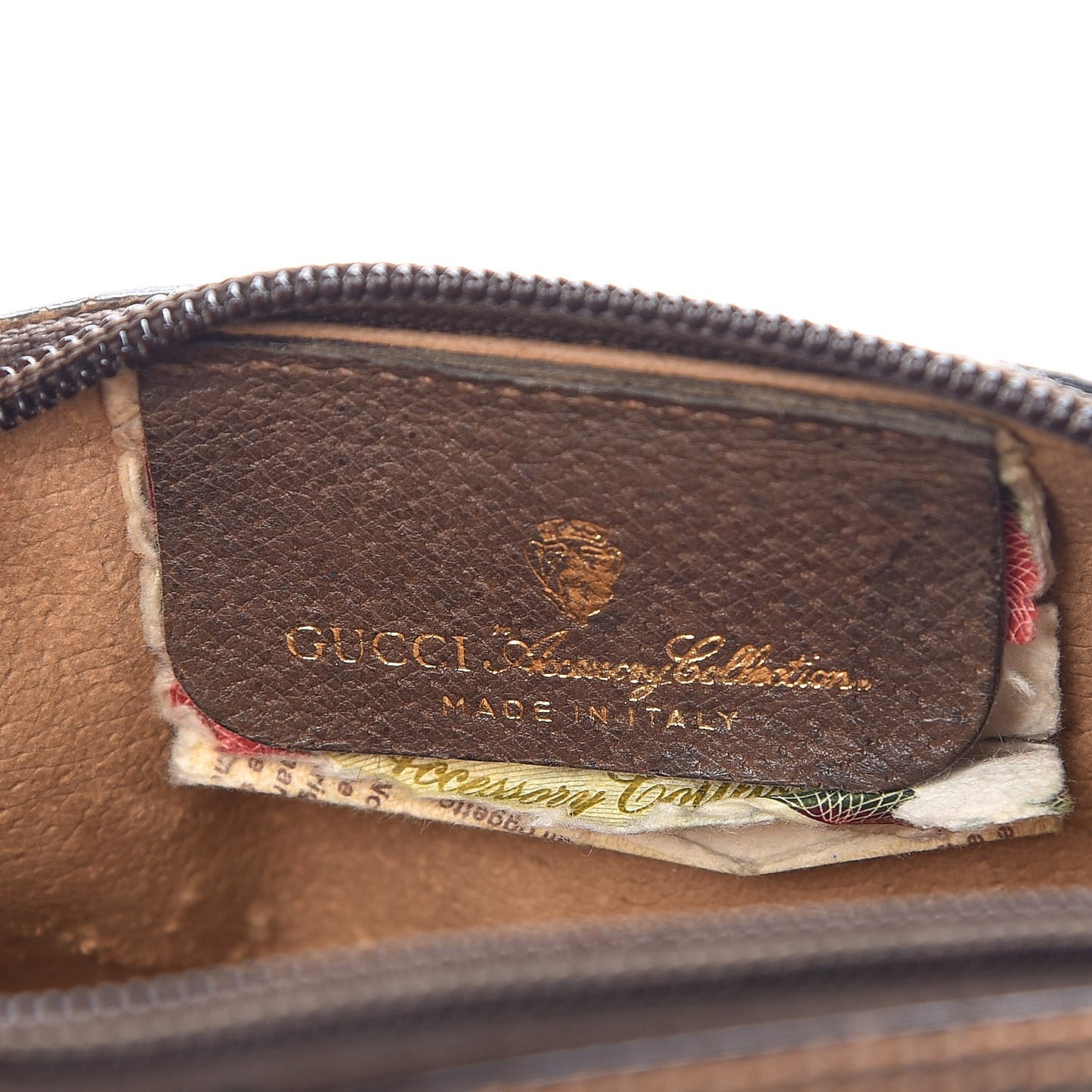 Coated Canvas Monogram Web Small Shoulder Bag Brown