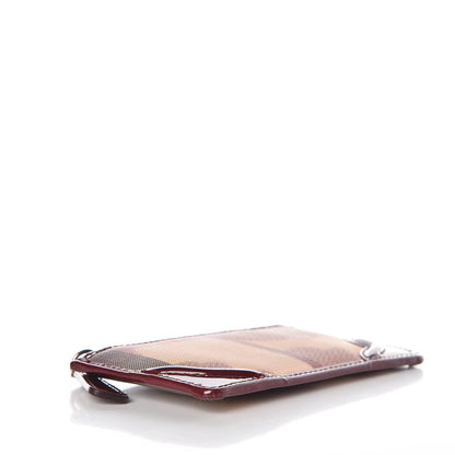 Burberry Nova Check Heart Coin Case Berry Red 4 of 8