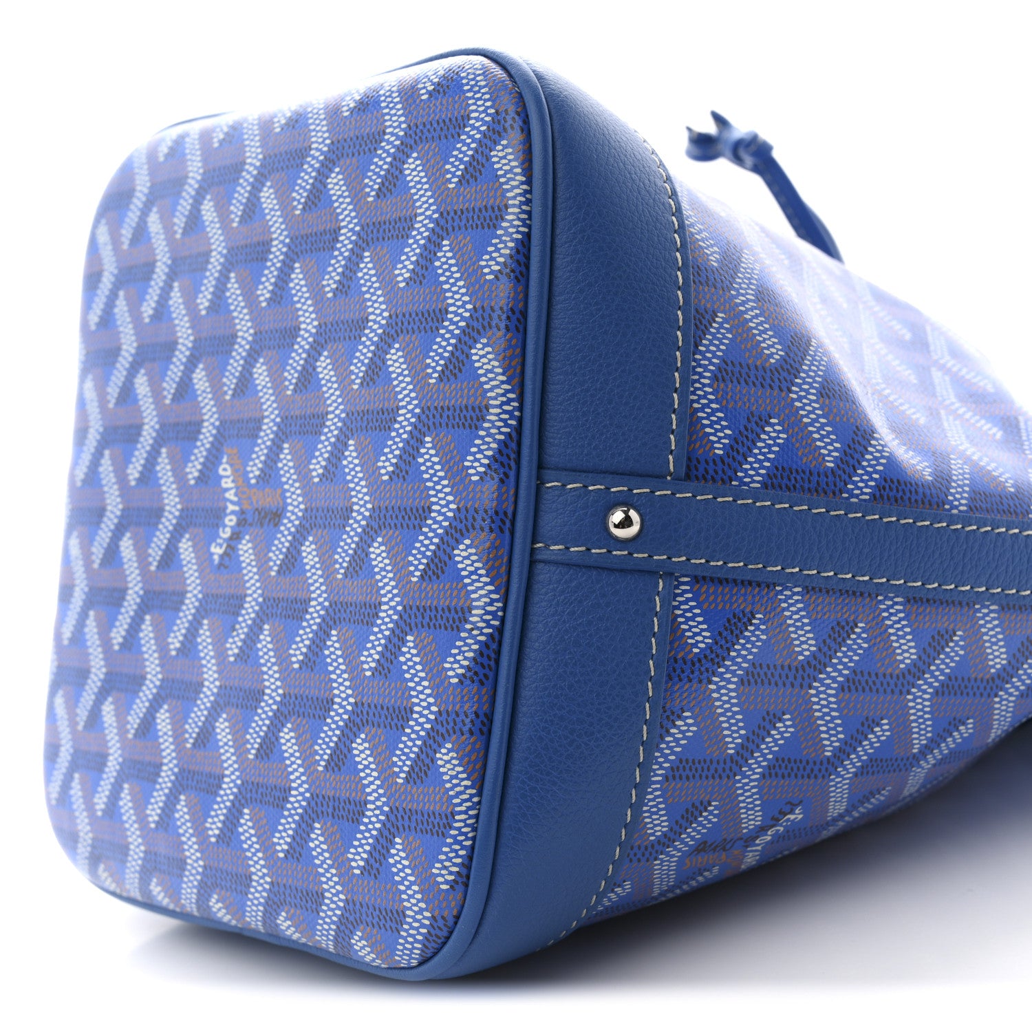 Goyard Goyardine Petit Flot Bucket Bag PM Sky Morning 8 of 9