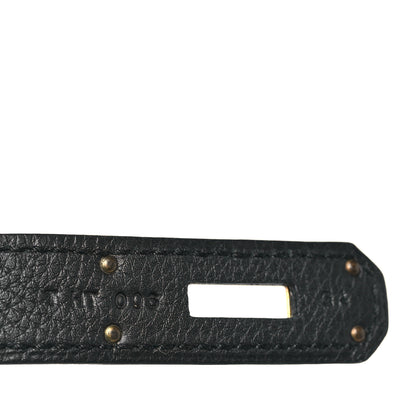 Hermes Togo Kelly Retourne 28 Black 7 of 10