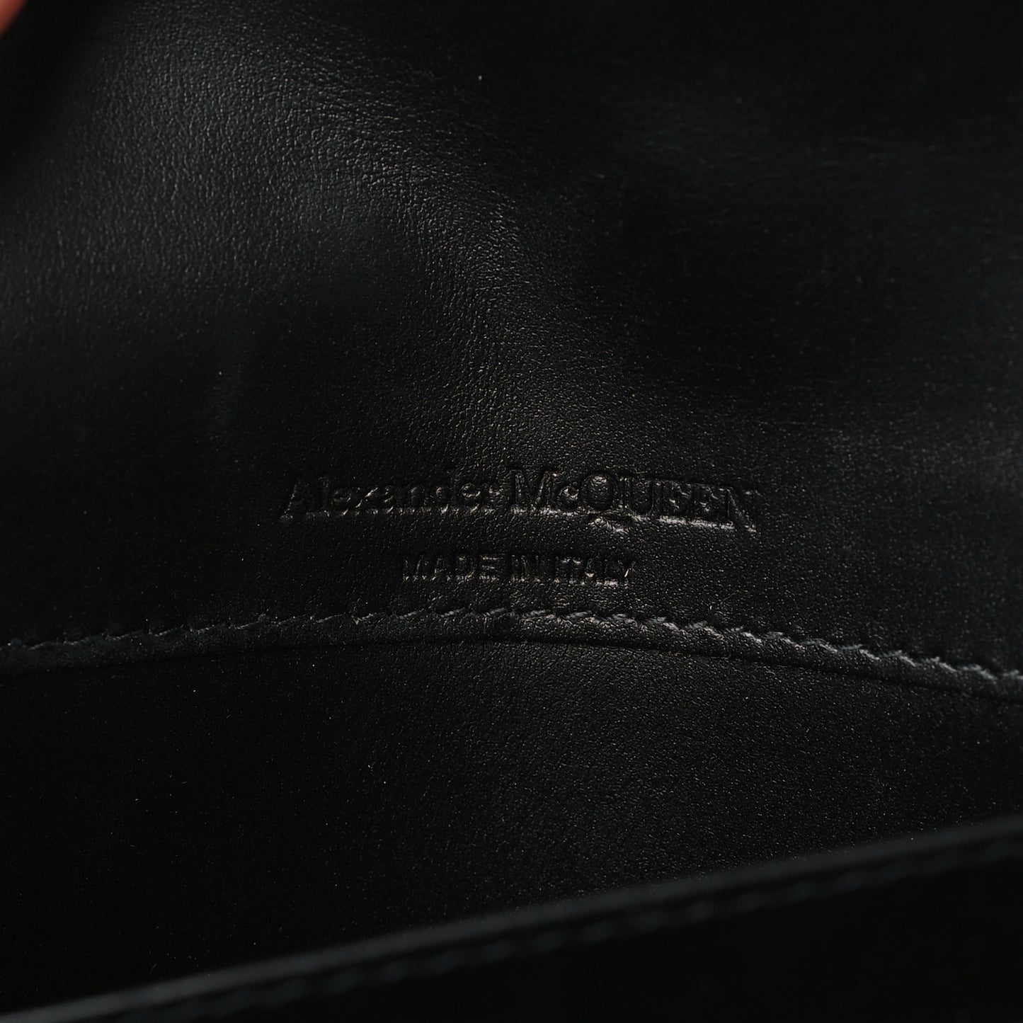 Calfskin Crystal Pin Envelope Wallet On Chain Pink