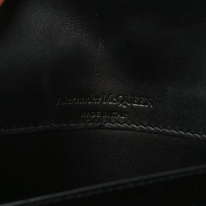 Alexander McQueen Calfskin Crystal Pin Envelope Wallet On Chain Pink 6 of 8