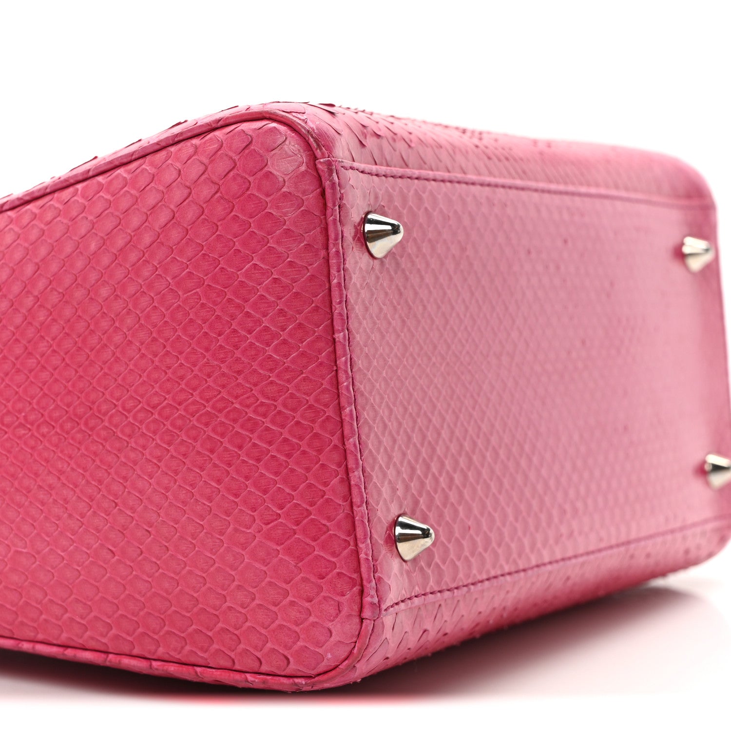 Christian Dior Snakeskin Medium Lady Dior Pink 9 of 10