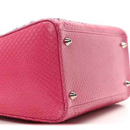 Christian Dior Snakeskin Medium Lady Dior Pink 9 of 10