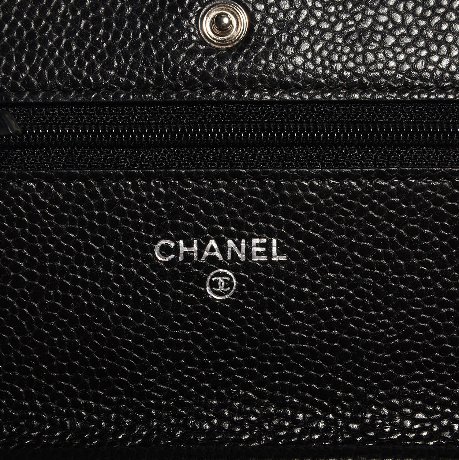 Chanel Caviar Quilted Wallet On Chain WOC Black 6 of 9