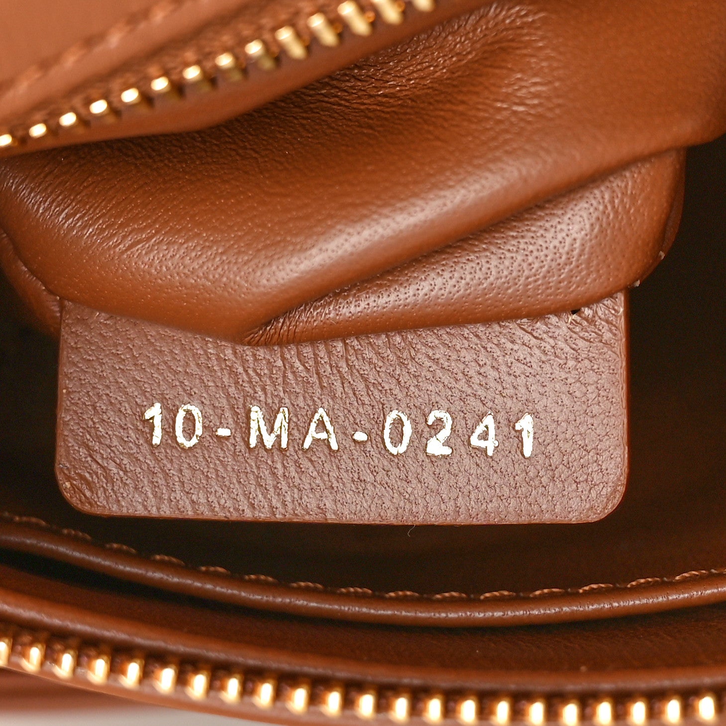 Christian Dior Smooth Calfskin Medium Diordouble Chain Bag Brown 7 of 10