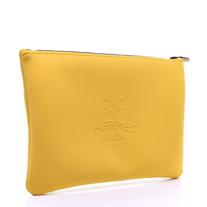 Hermes Neoprene Neobain Les Leopards Jaune Safran 3 of 9