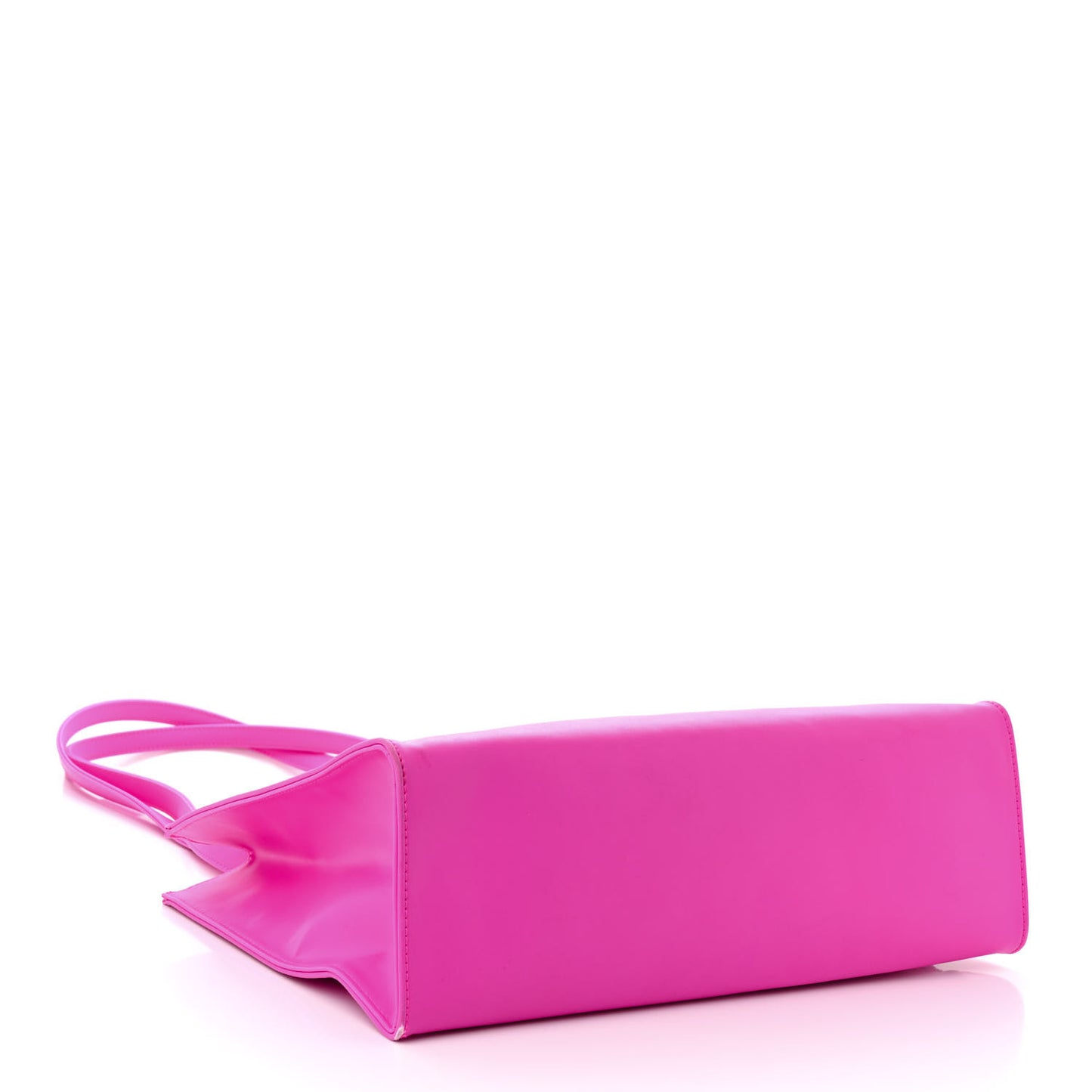 Vegan Leather Medium Shopping Bag Azalea