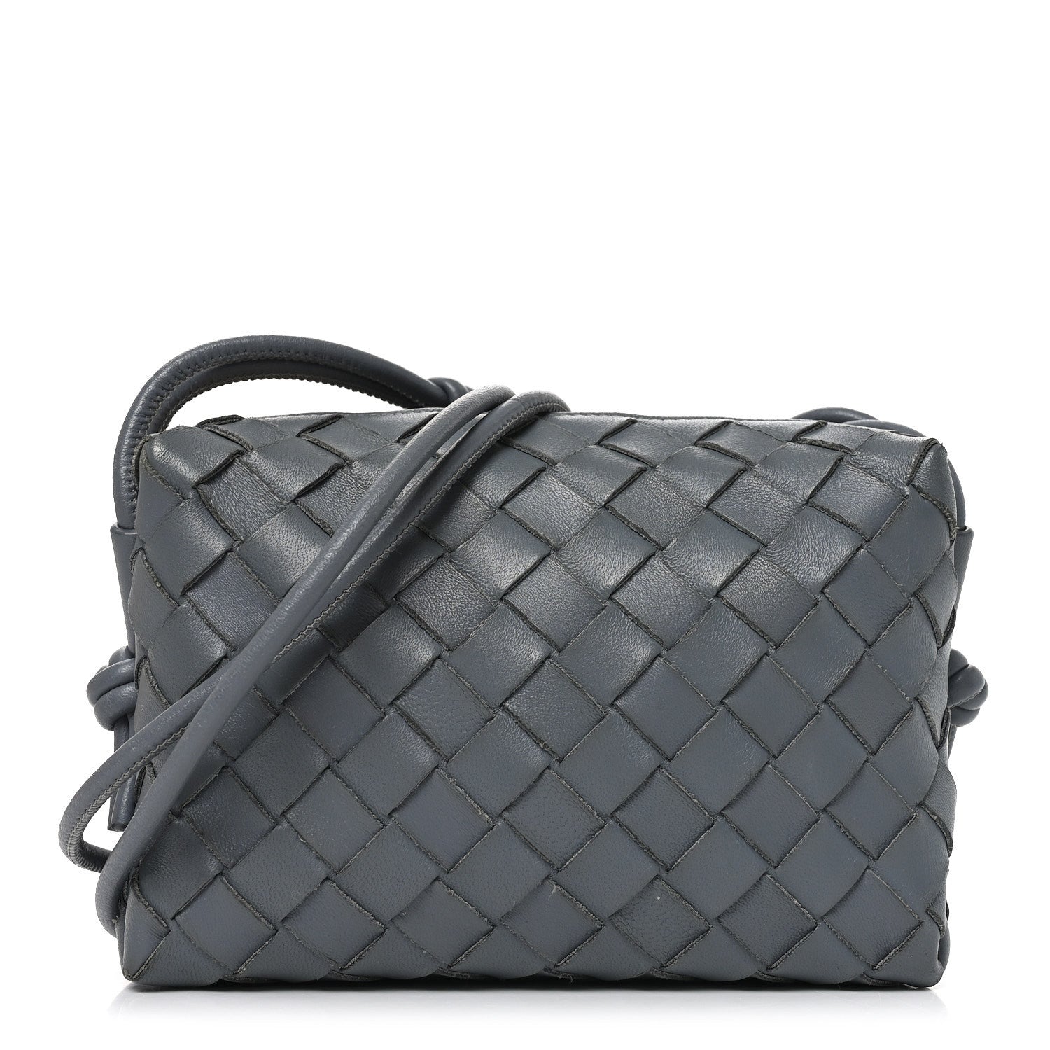 Bottega Veneta Nappa Intrecciato Mini Loop Camera Bag Thunder 1 of 9