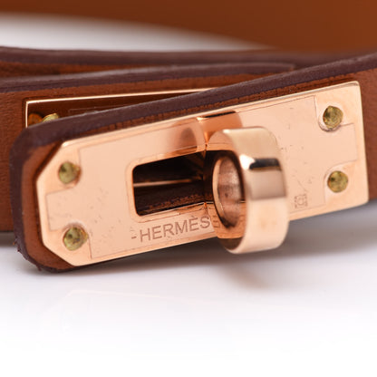 Hermes Swift Mini Kelly Double Tour Bracelet T3 Gold 7 of 13