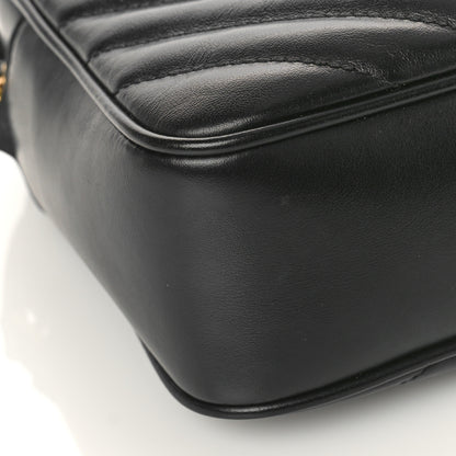 Saint Laurent Calfskin Matelasse Monogram Lou Camera Bag Black 7 of 8