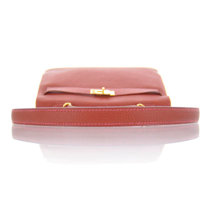 Hermes Togo Kelly Retourne 35 Vermillion 4 of 12