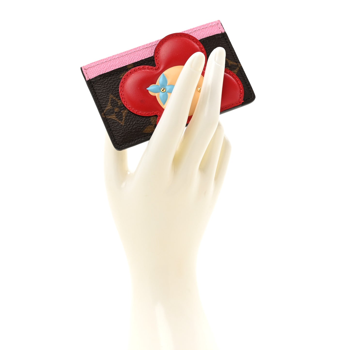 Monogram Vivienne Card Holder Pale Pink