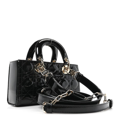 Christian Dior Patent Cannage Small Lady D-Joy Black 2 of 10