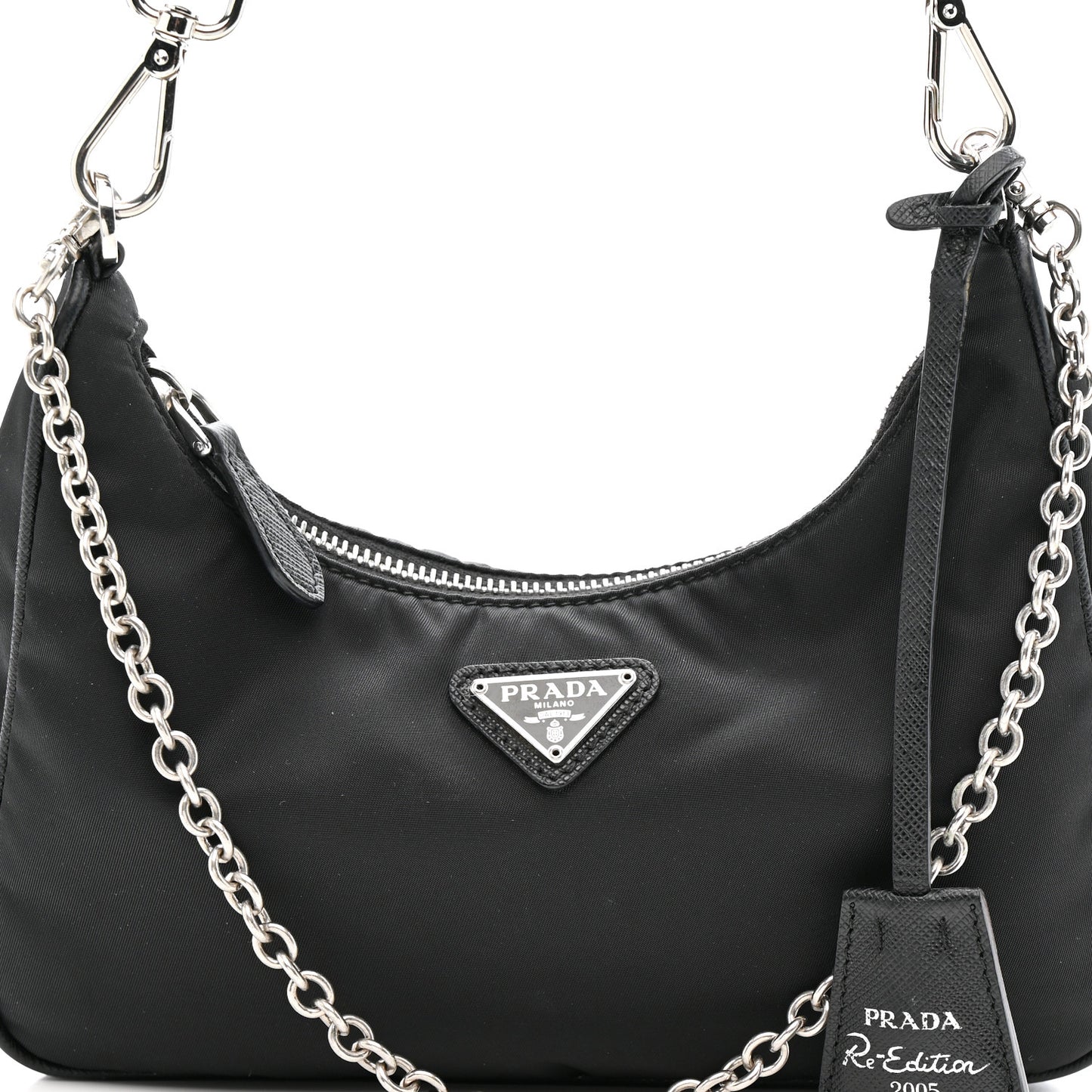 Nylon Re-Edition 2005 Shoulder Bag Black