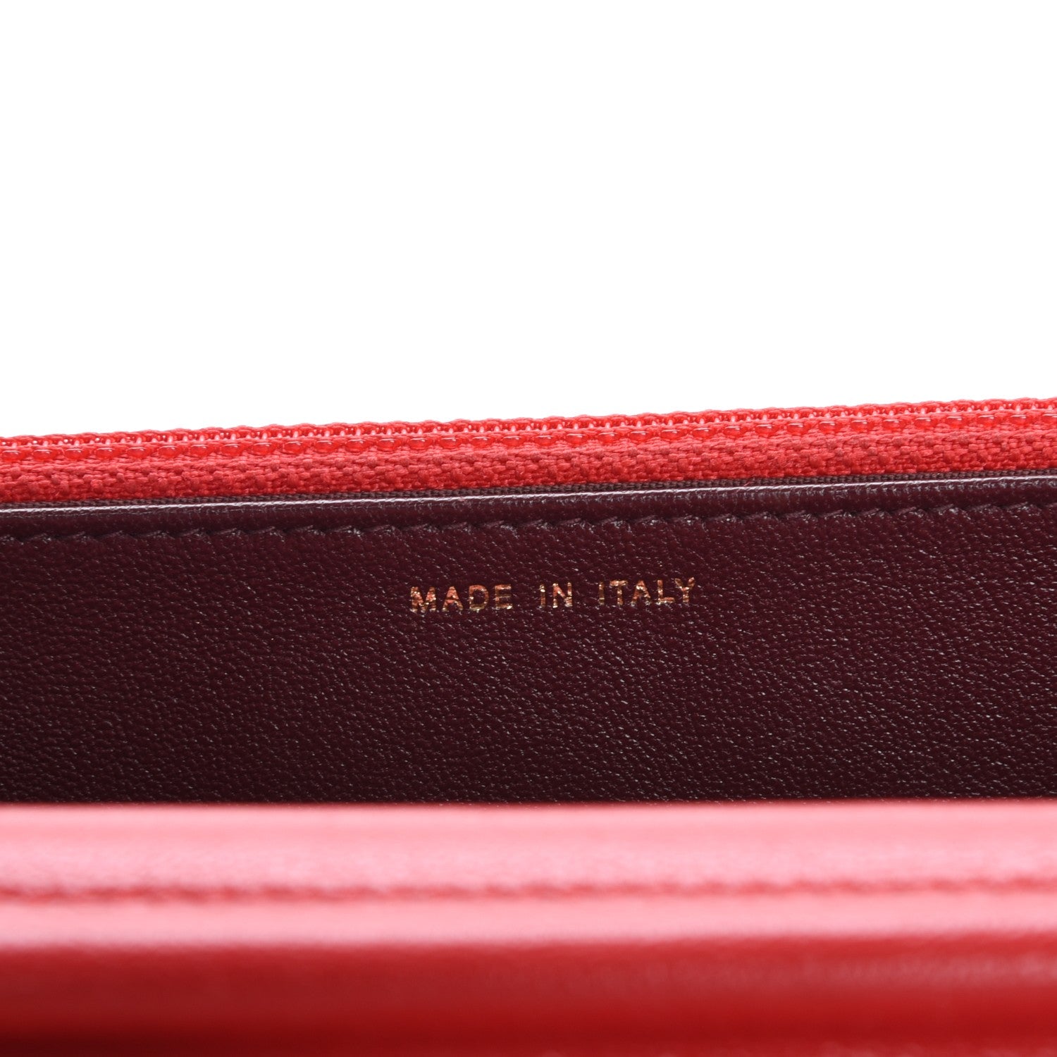 Chanel Sheepskin Quilted Mademoiselle Vintage Wallet On Chain WOC Red 7 of 9