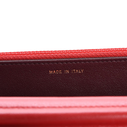 Chanel Sheepskin Quilted Mademoiselle Vintage Wallet On Chain WOC Red 7 of 9
