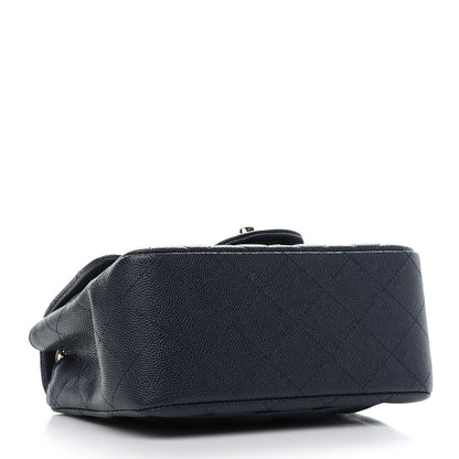 Chanel Caviar Quilted Mini Square Flap Navy 3 of 8