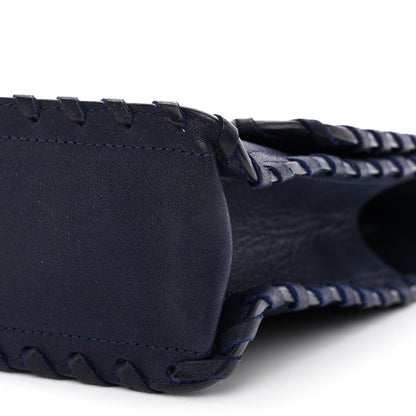Chanel Iridescent Calfskin Small Happy Stitch Flap Navy 10 of 10