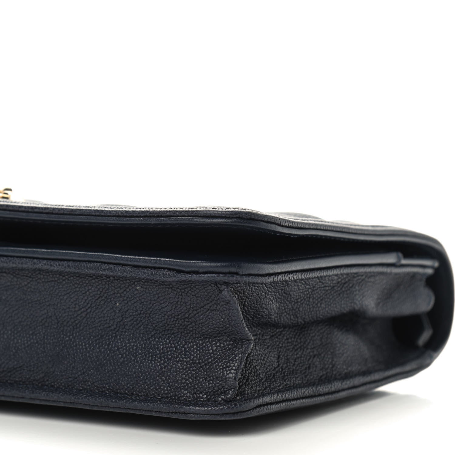 Chanel Caviar Quilted Boy Wallet On Chain WOC Navy 12 of 12