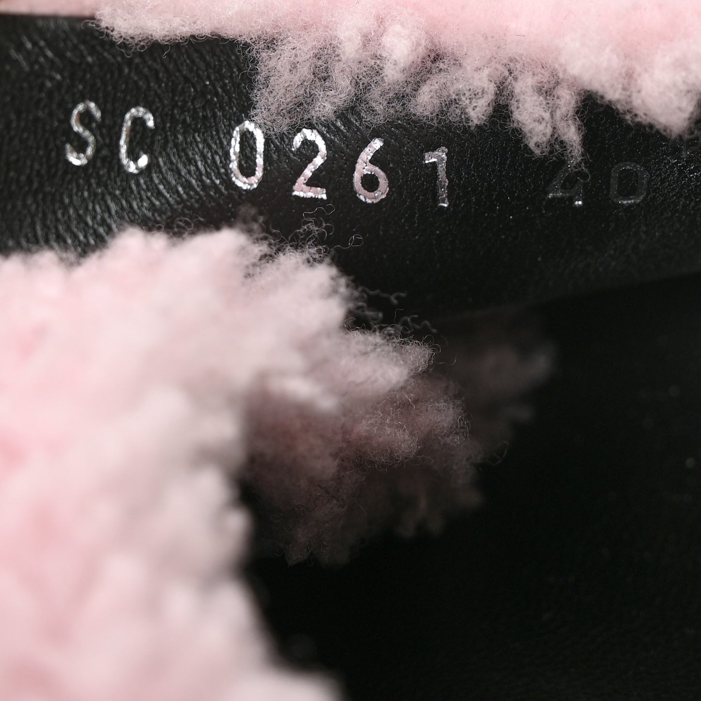 Shearling Paseo Sandals 40 Pink