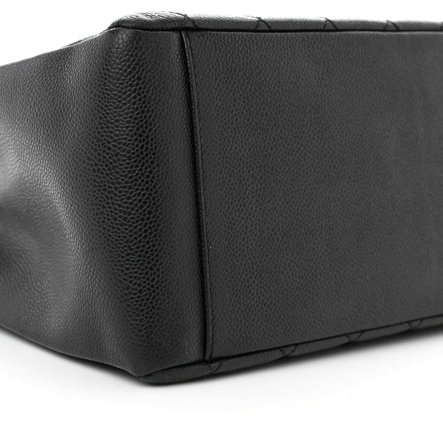 Caviar Quilted Grand Shopping Tote GST Black