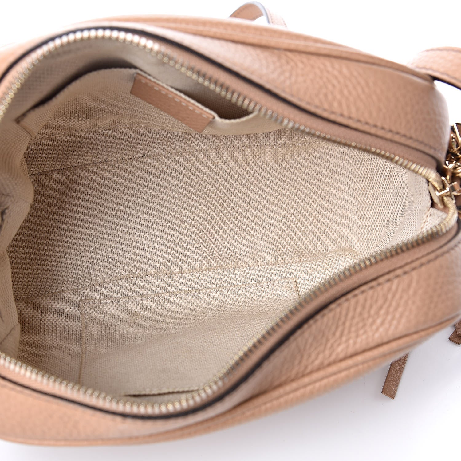 Gucci Pebbled Calfskin Small Soho Disco Bag Rose Beige 5 of 11