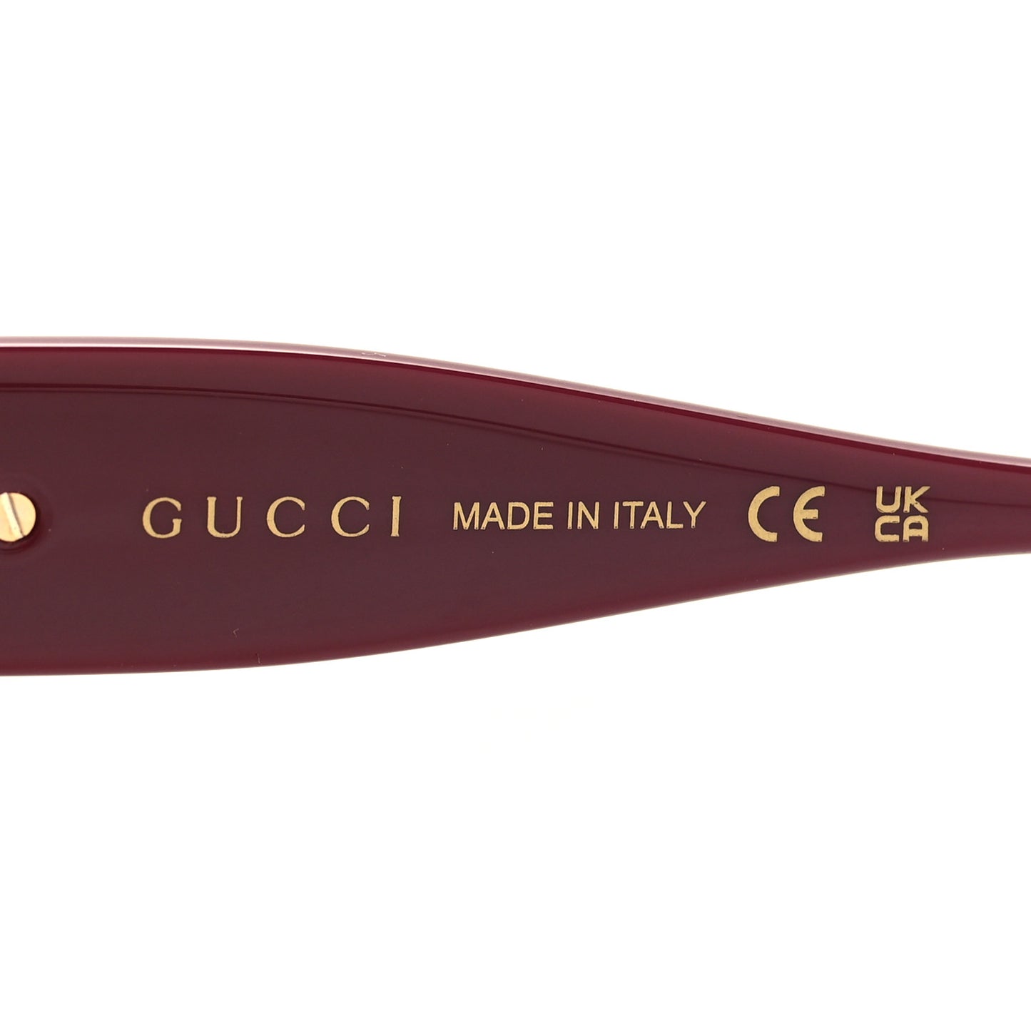 Acetate Square Frame Sunglasses GG1023S Havana Pink