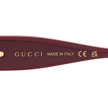 Gucci Acetate Square Frame Sunglasses GG1023S Havana Pink 5 of 8