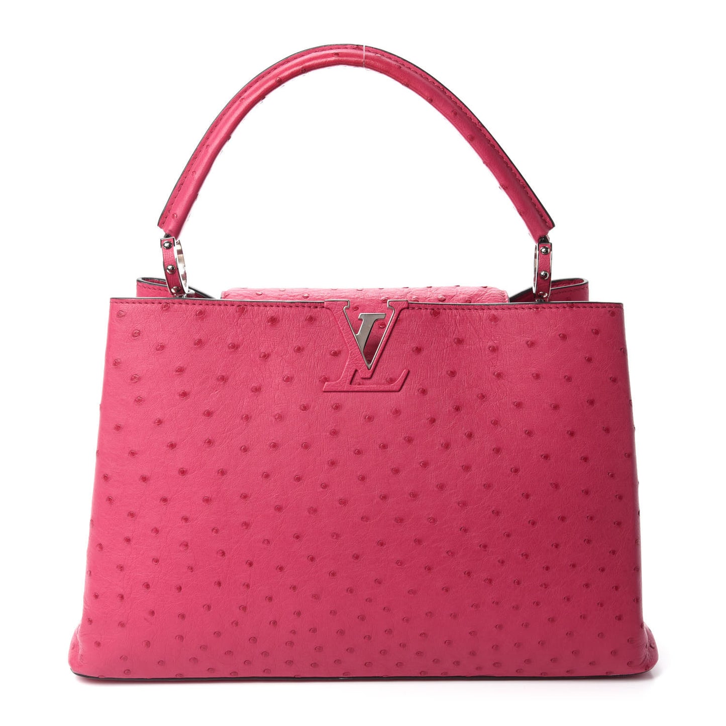 Ostrich Capucines MM Currant