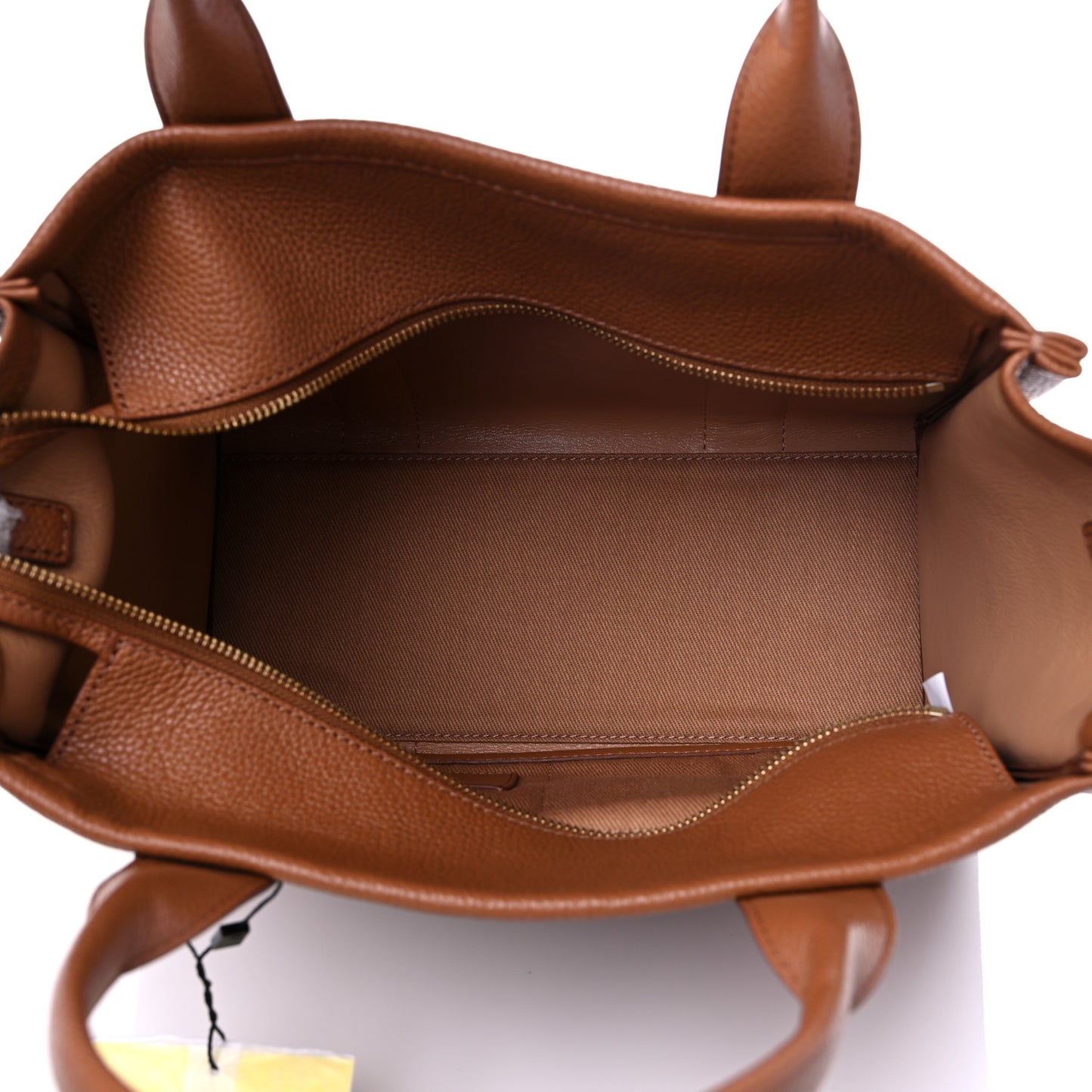 Grained Calfskin Medium The Tote Bag Argan Oil