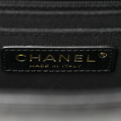 Chanel Aged Calfskin Quilted Double You Mini Flap Black 6 of 10