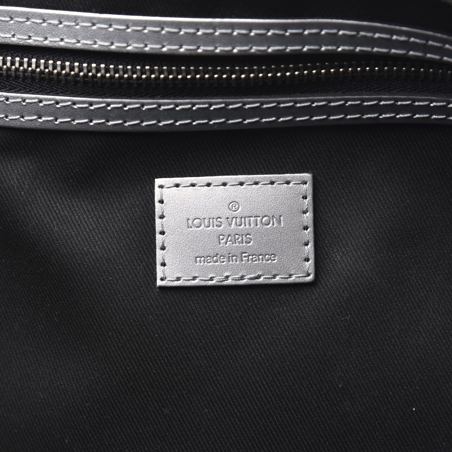 Metallic Monogram Keepall Bandouliere 50 Silver