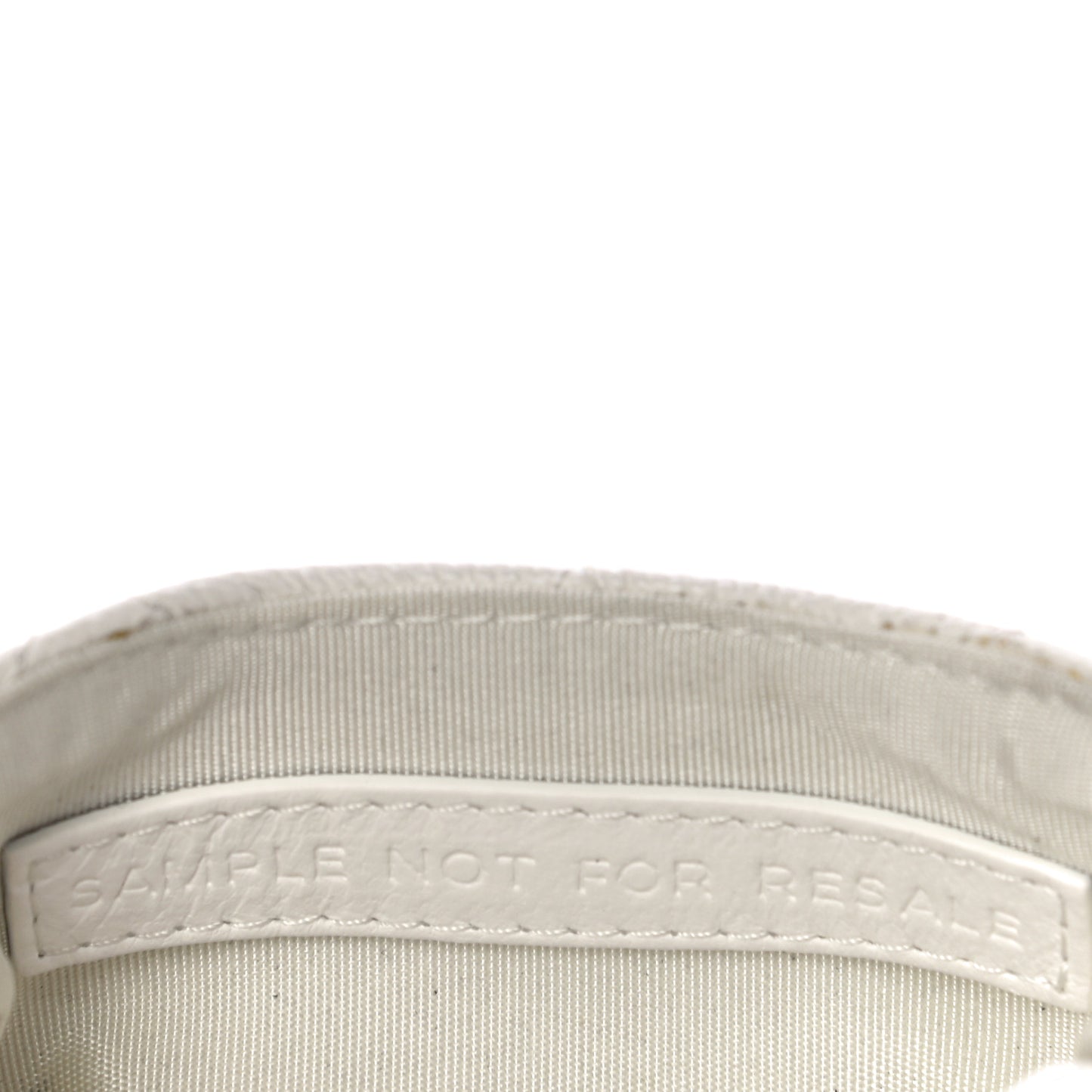 Caviar Quilted Belt Bag With Charms On Chain White