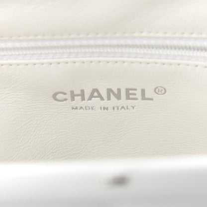 Chanel Caviar Quilted Timeless Clutch White 5 of 10