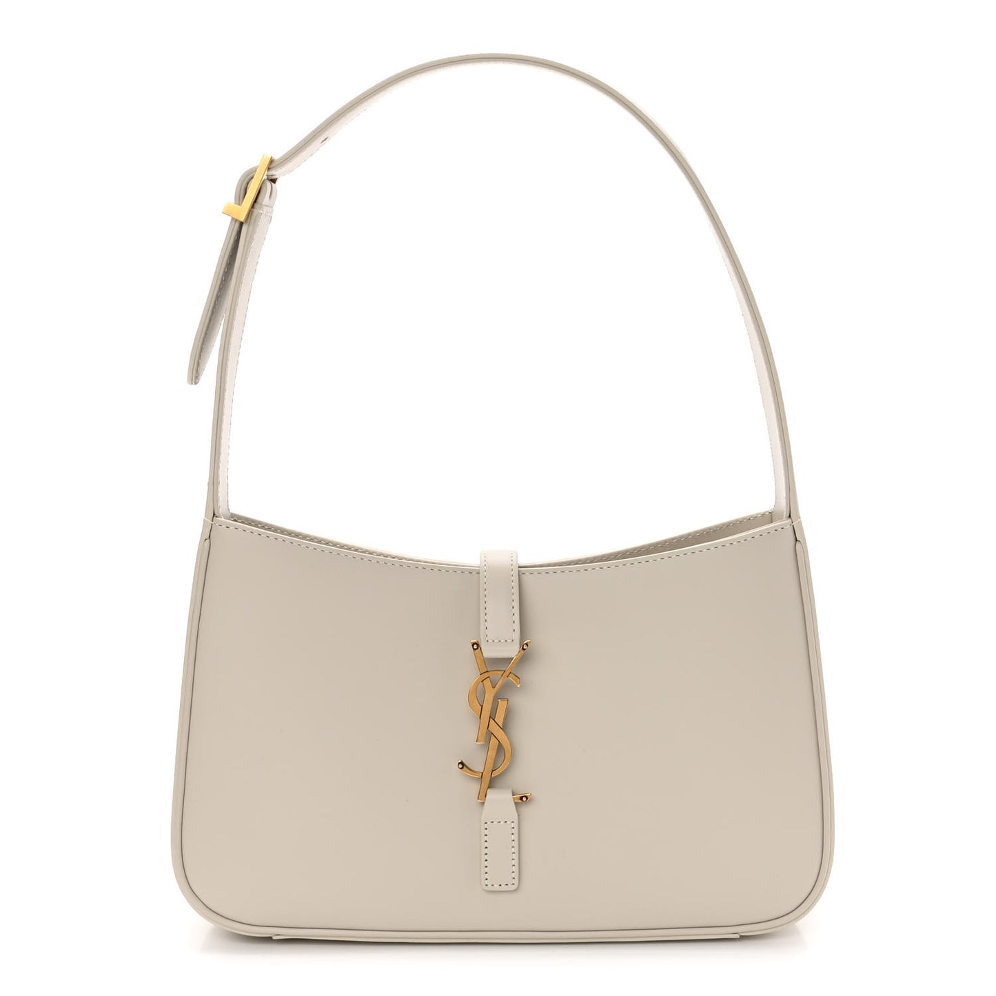Smooth Calfskin Le 5 A 7 Hobo Blanc Vintage