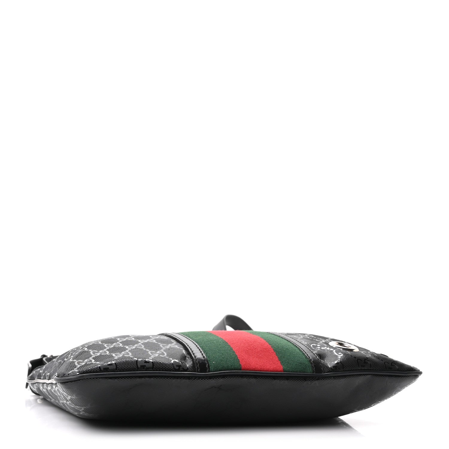 Gucci Imprime Monogram Web Medium 500 by Gucci Flat Messenger Bag Black 4 of 10