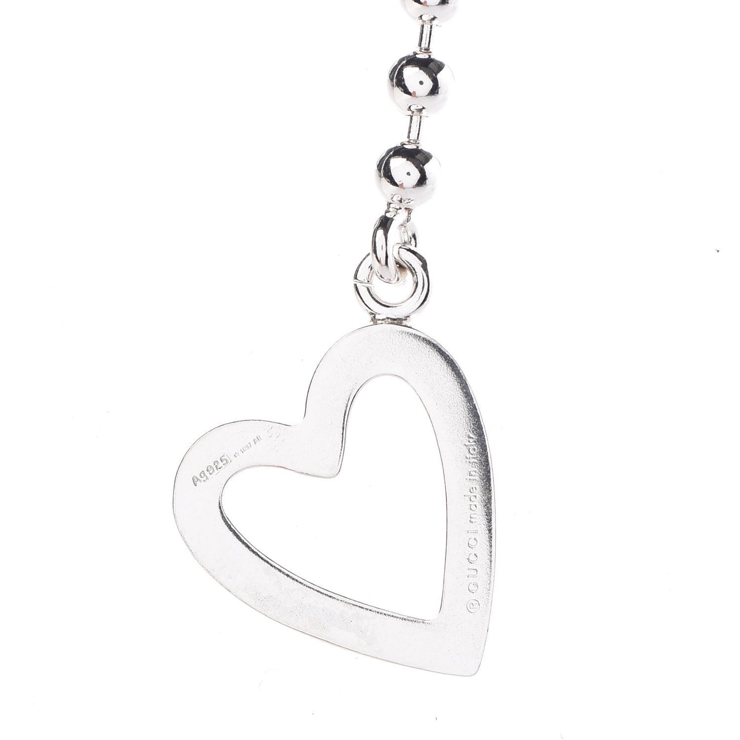 Sterling Silver Heart Toggle Necklace