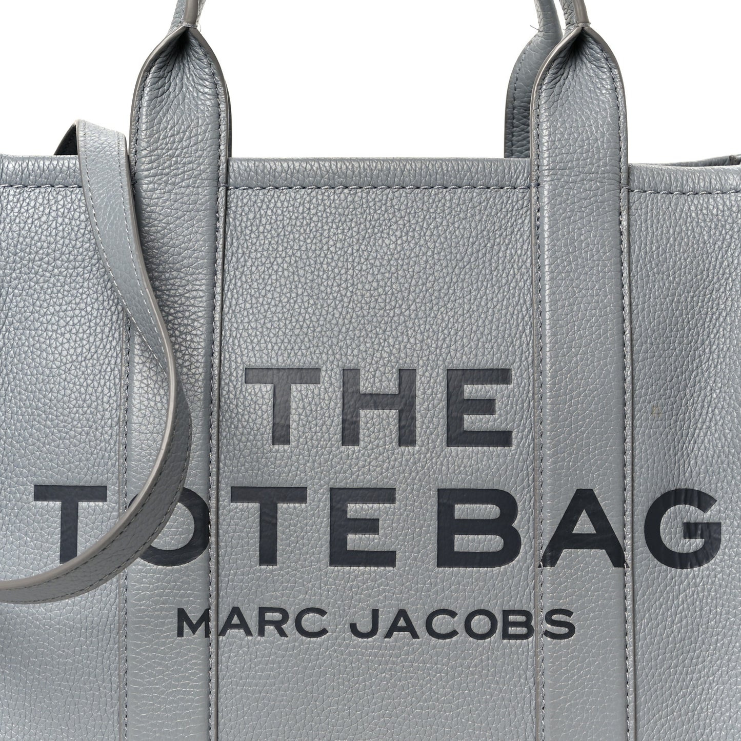 Grained Calfskin Medium The Tote Bag Grey