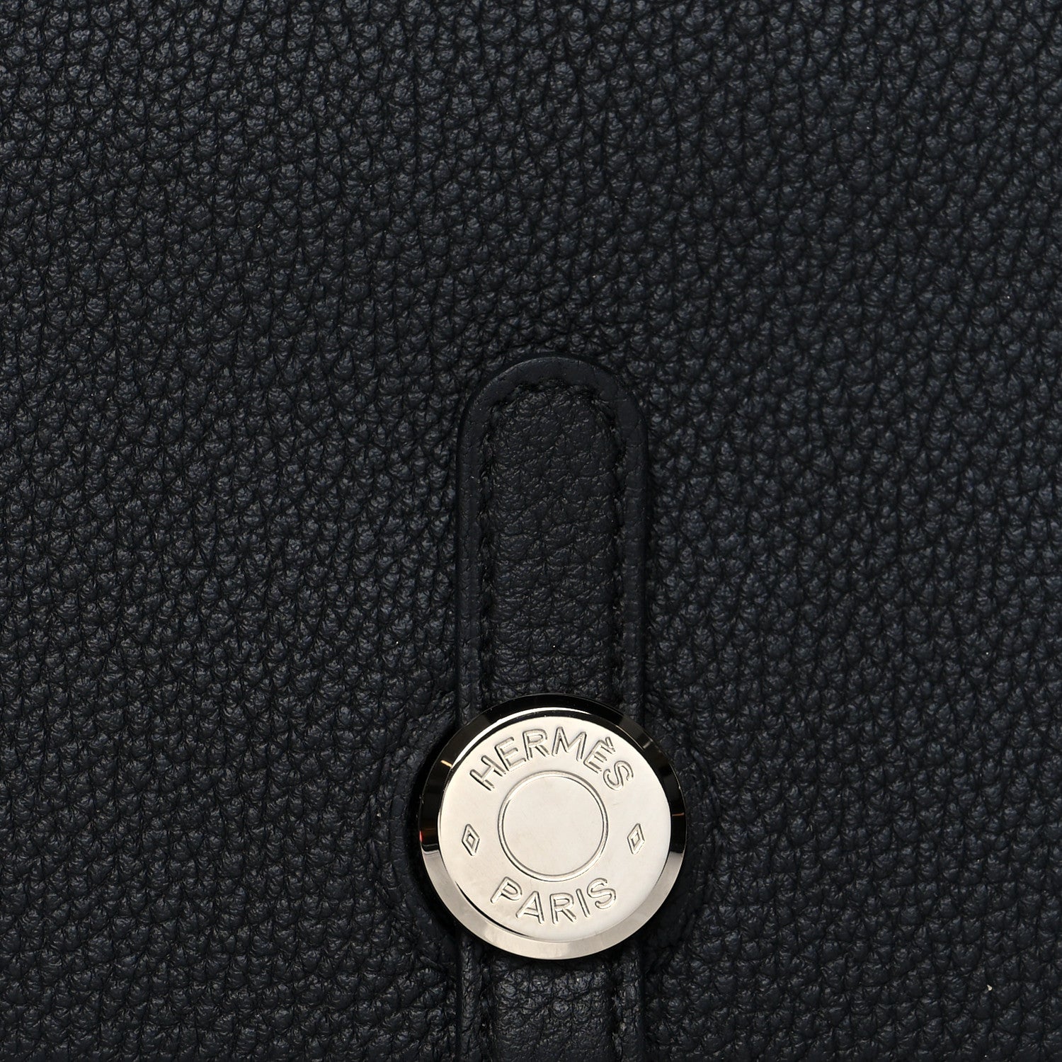 Hermes Togo Dogon Compact Wallet Black 8 of 8