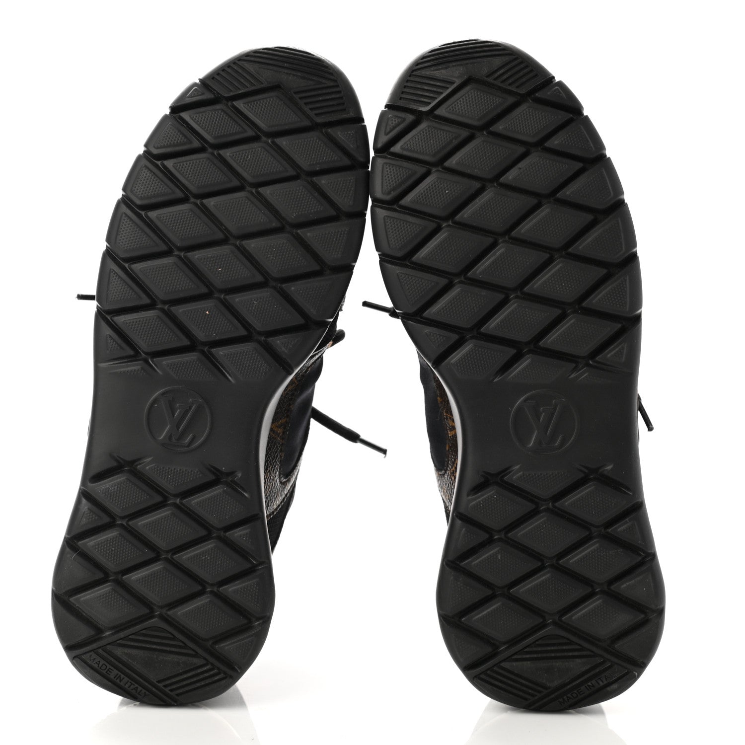 Louis Vuitton Technical Nylon Monogram Rubber Aftergame Sneakers 37 Black 5 of 8
