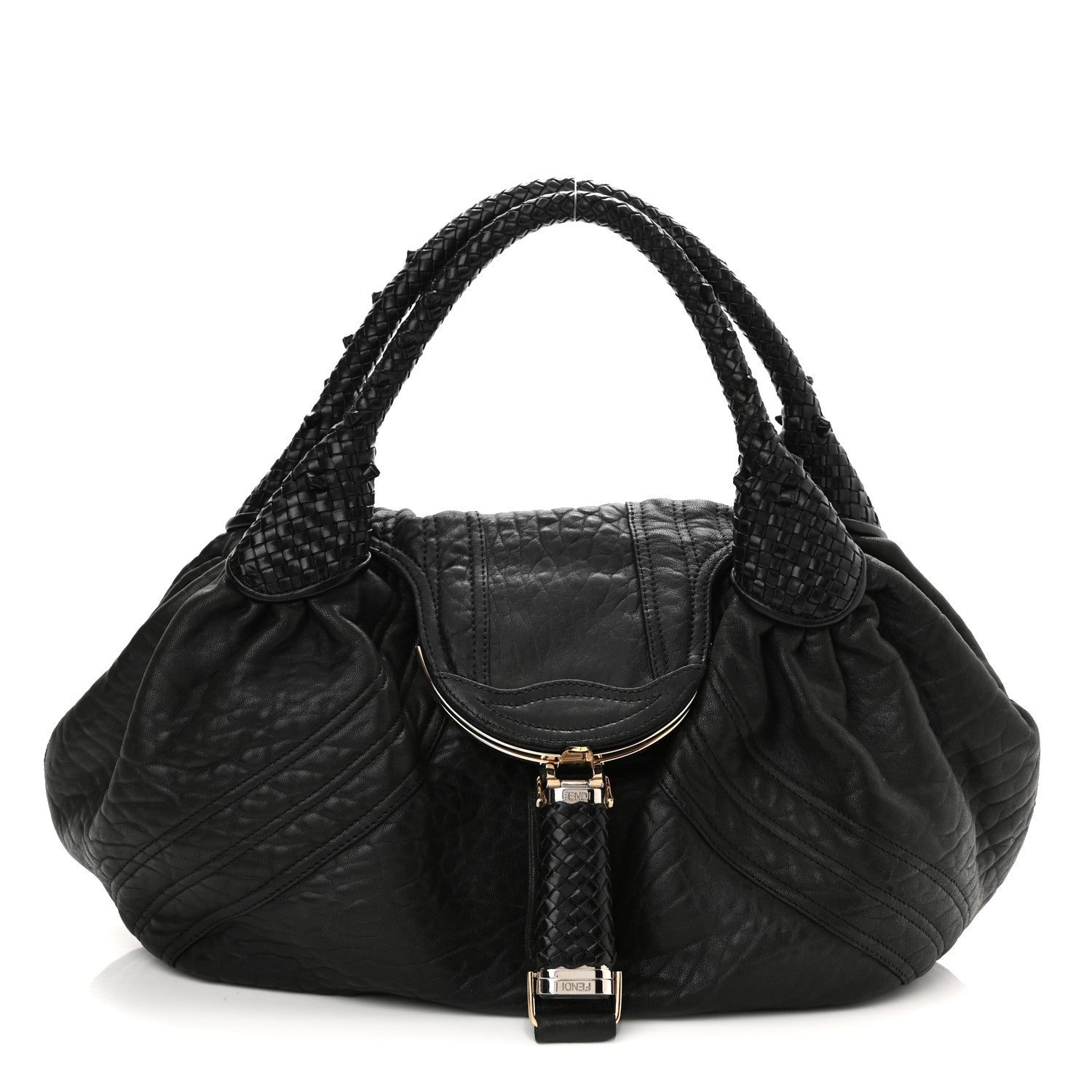 Fendi Nappa Nuvolata Spy Black 1 of 9